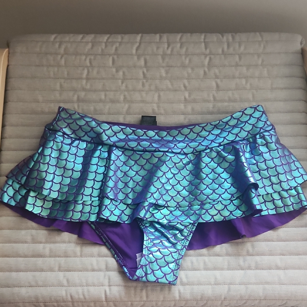 Hot Topic X Disney Blue Purple Mermaid Bikini Bottom